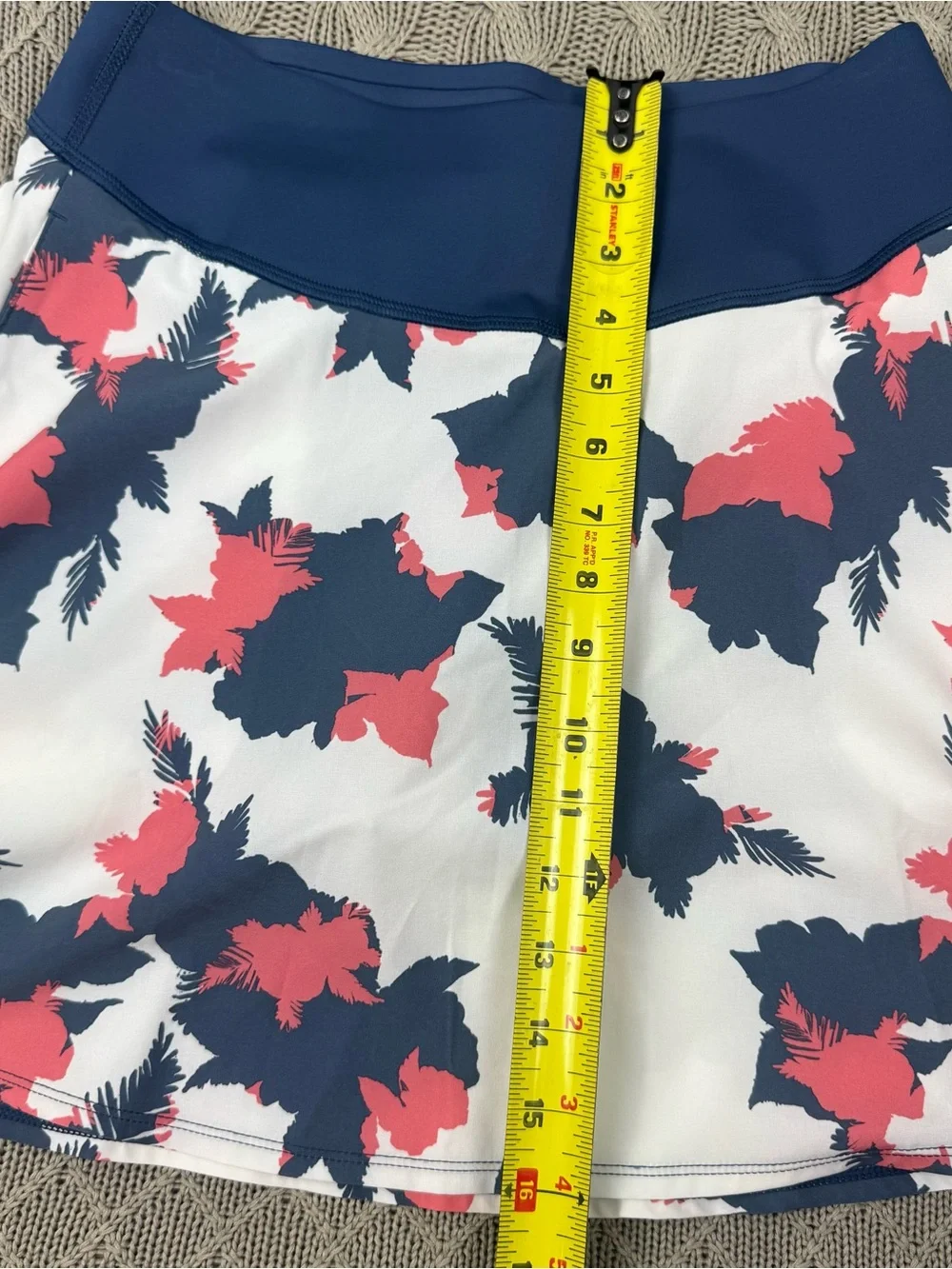 Puma Navy and Coral Floral Golf/Tennis Skort ~ XS